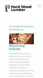 Mobile Screenshot of hardwoodlumberandmore.com